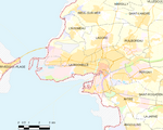 Map commune FR insee code 17300